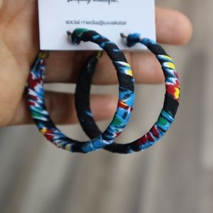 Handmade Ankara(African print) earrings